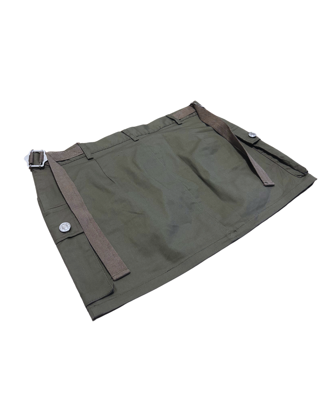 Utility Cargo Mini Skirt – Sage Green
