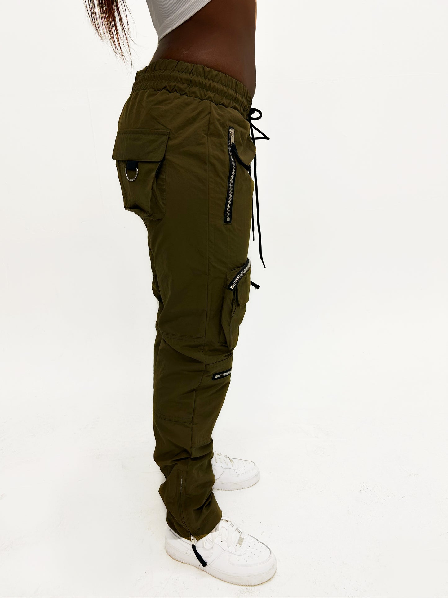 7-Tech Cargo Pants - Olive