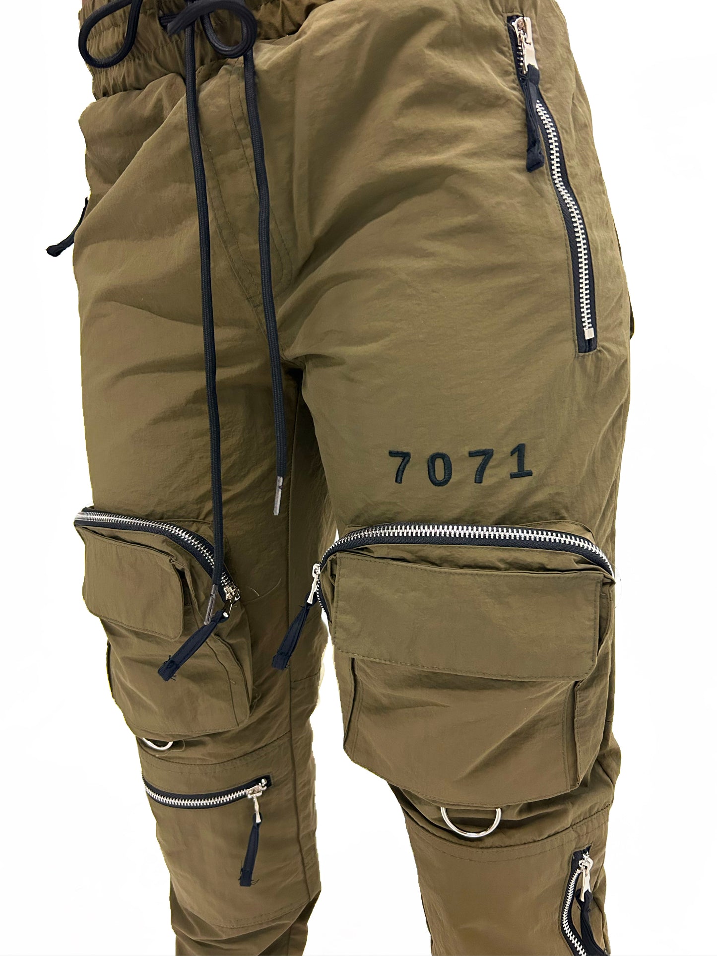 7-Tech Cargo Pants - Olive