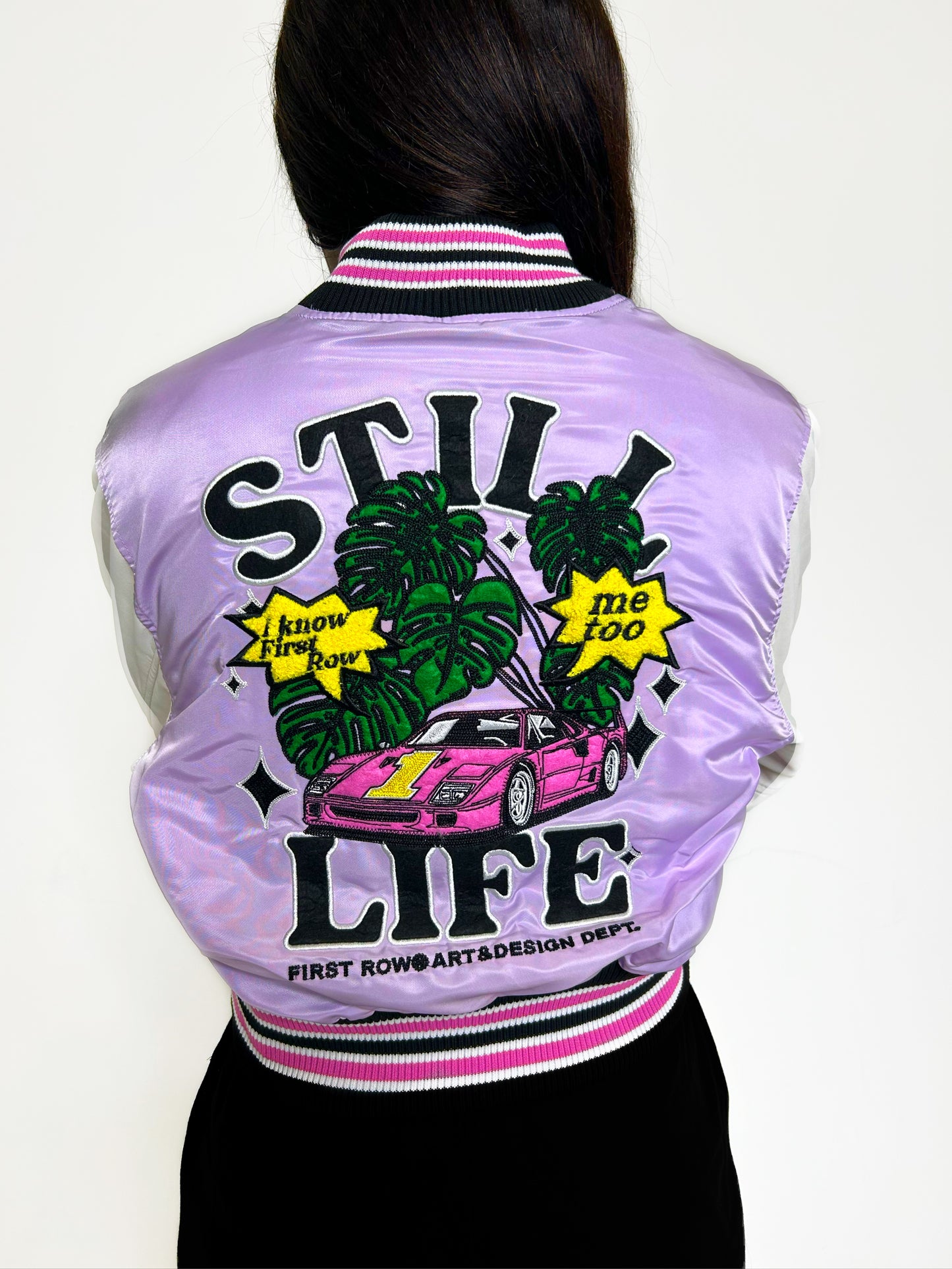 FR Cropped Varsity Jacket