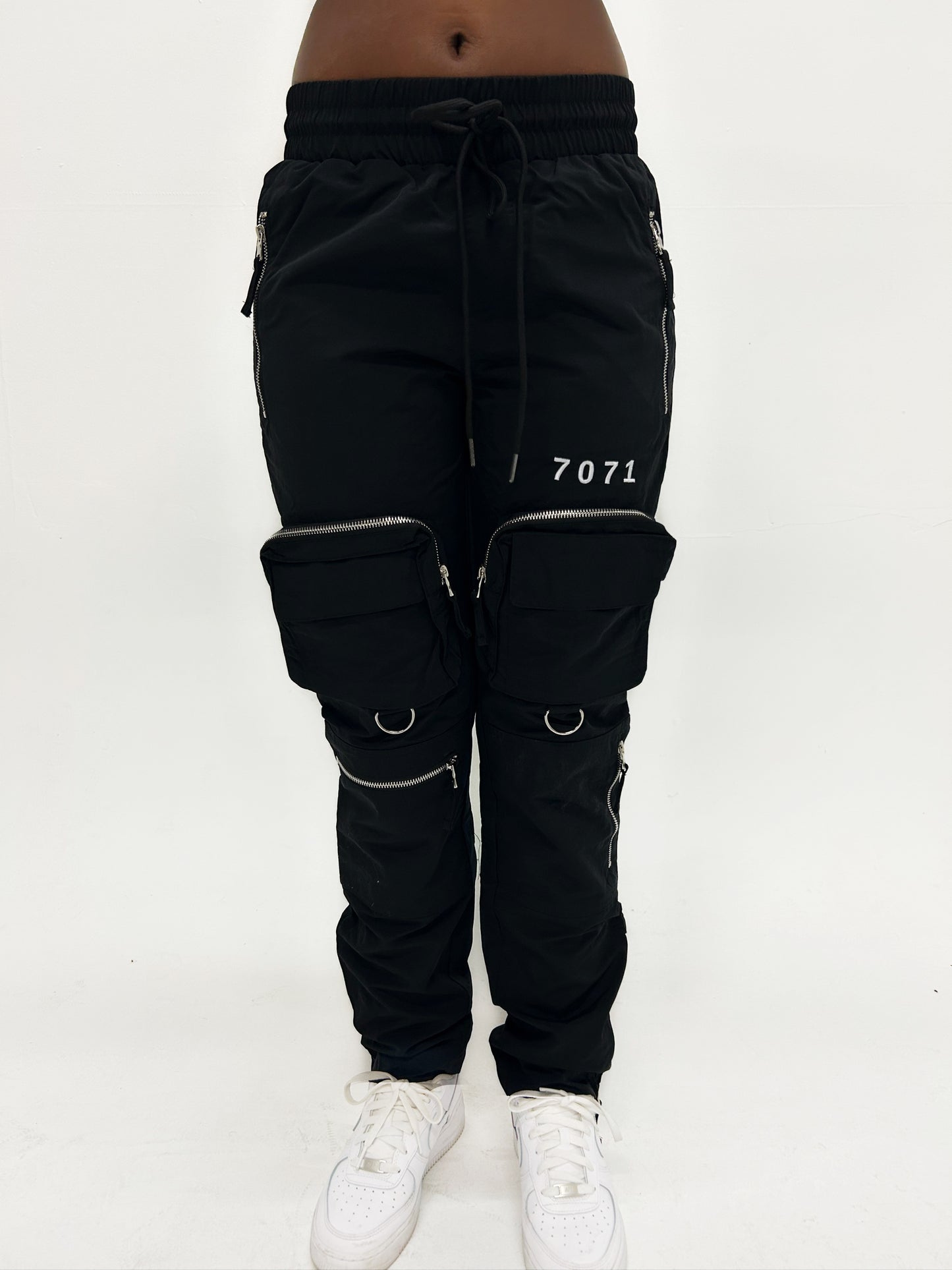 7-Tech Cargo Pants - Black