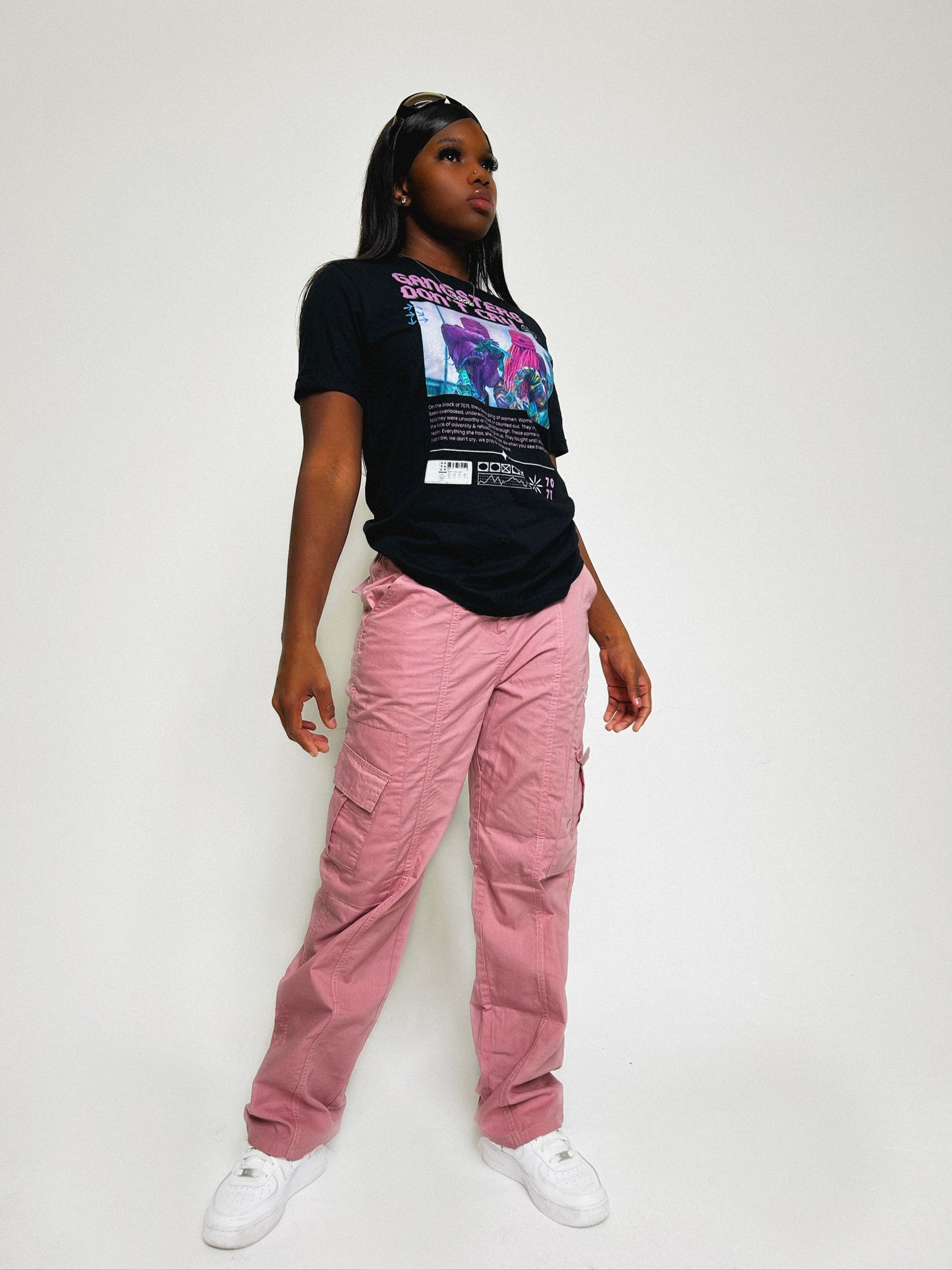 Pink Utility Cargos