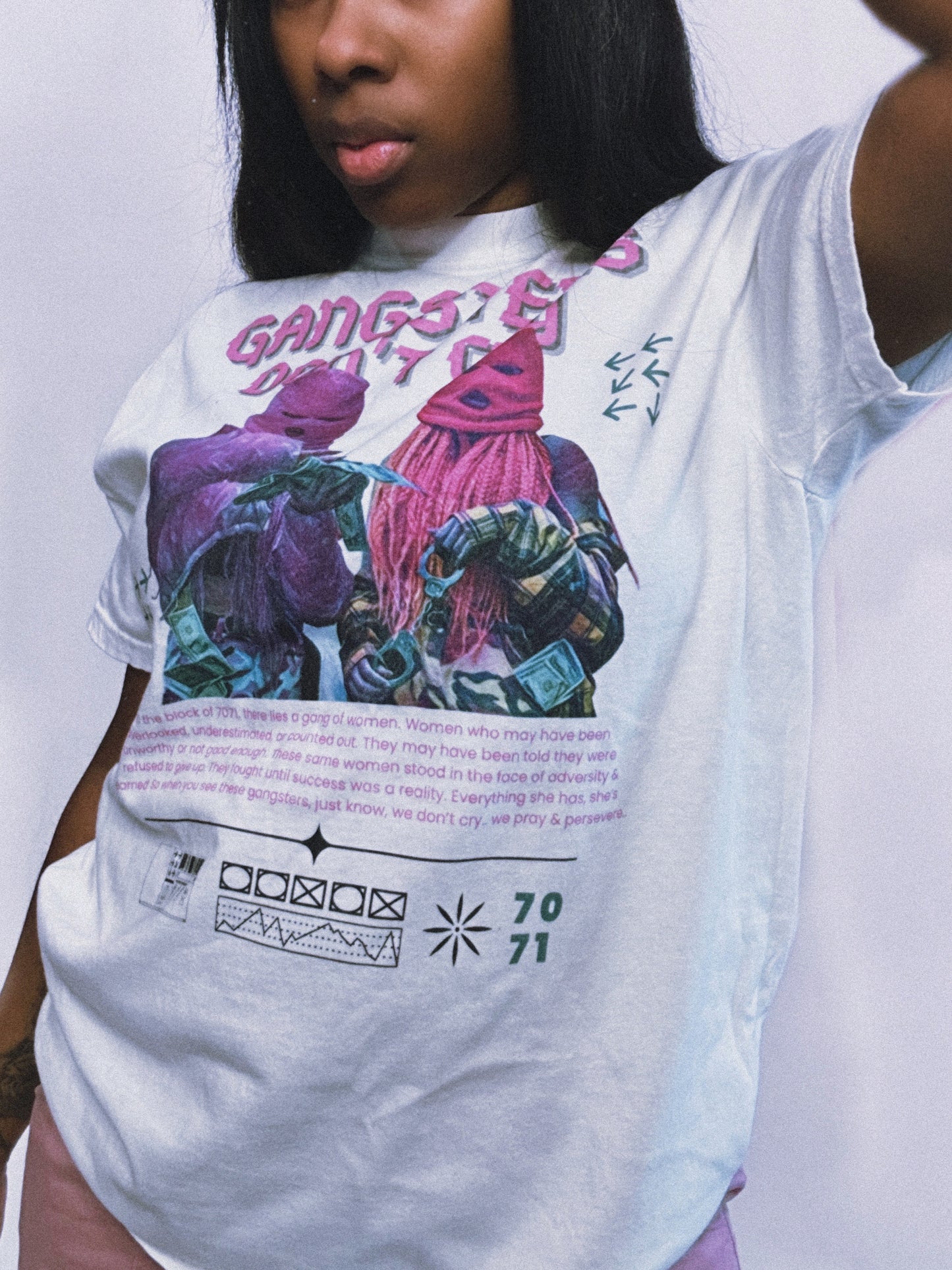 GDC Graphic T-Shirt - White/Pink