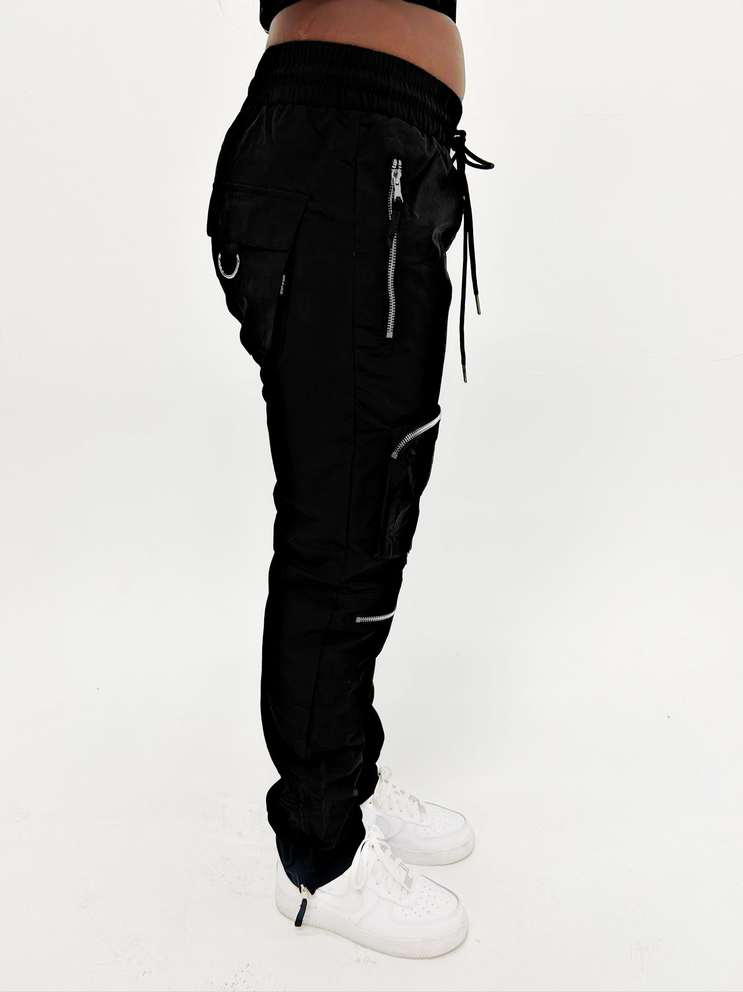 7-Tech Cargo Pants - Black