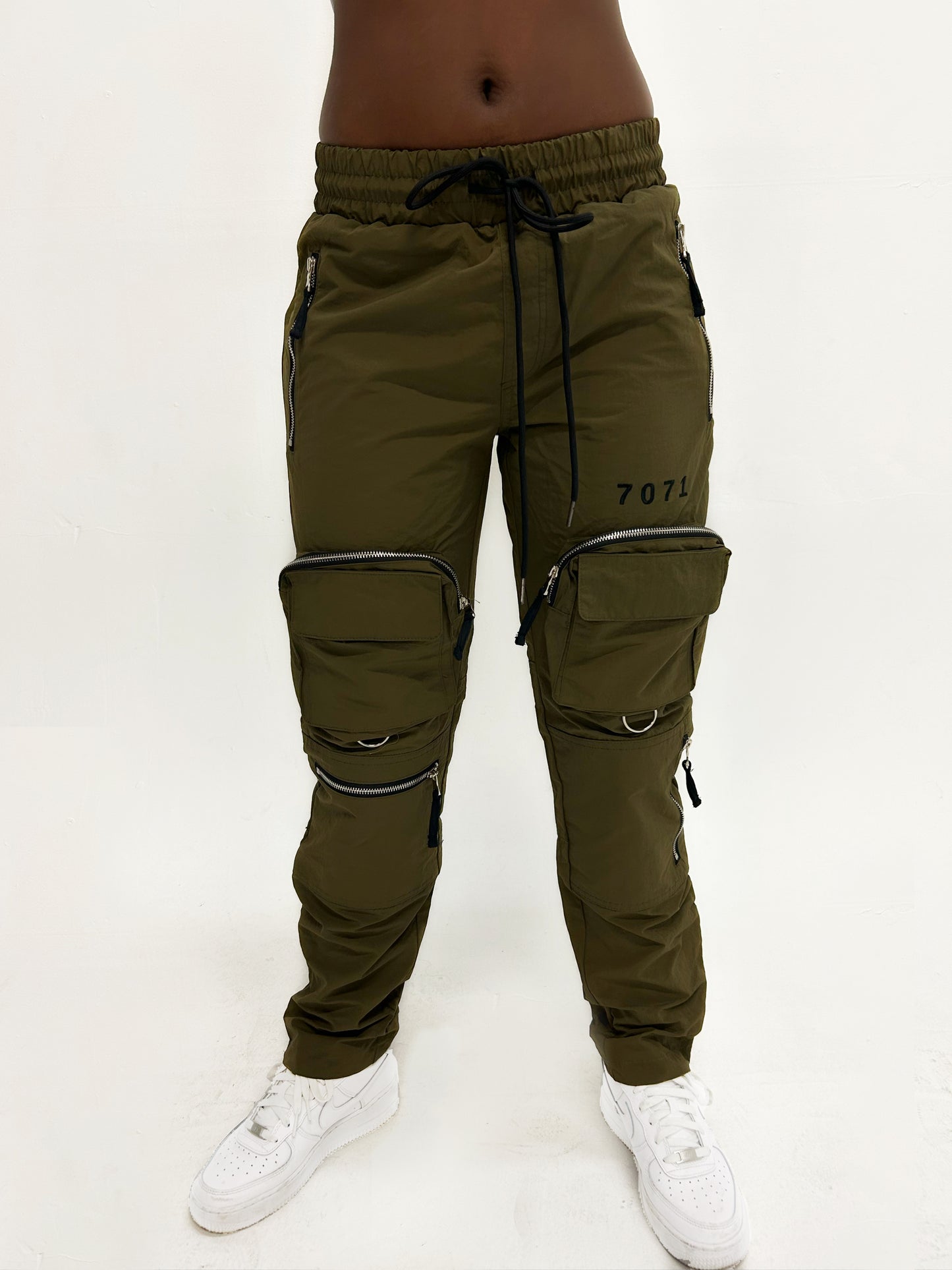 7-Tech Cargo Pants - Olive